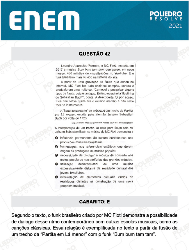 UNIFOR 2020 questão 46 - Estuda.com ENEM