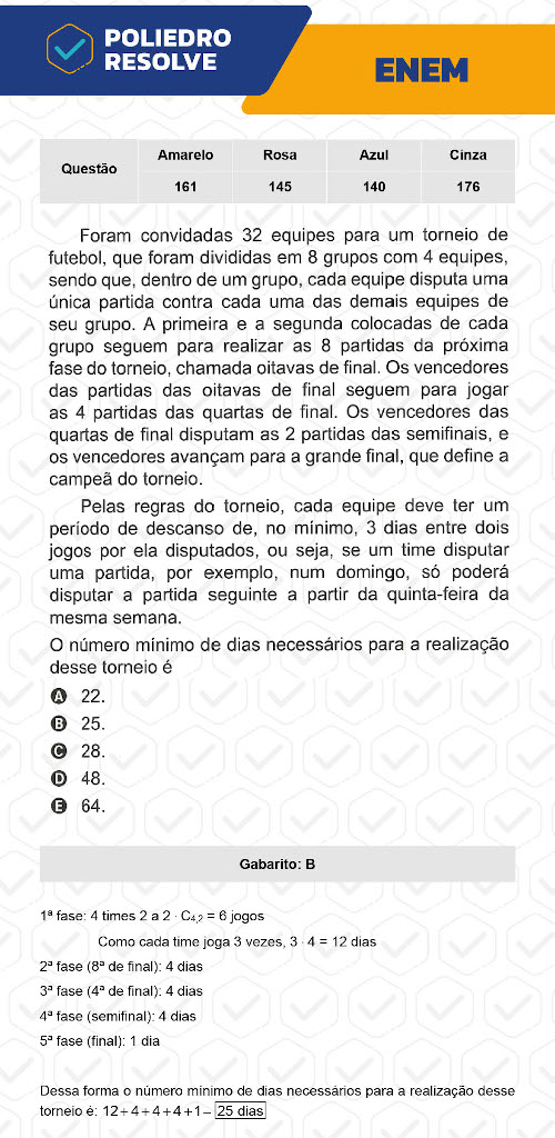 Questão 126 - Prova Amarela - Enem 2019 - Brasil Escola