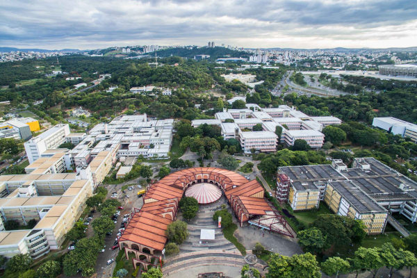 Vista aérea do campus da UFMG