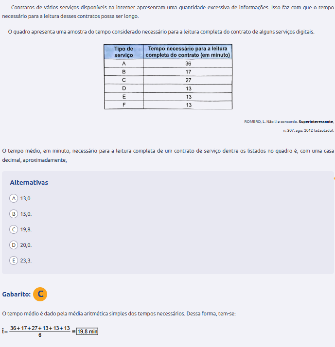 Questão 154 prova amarela Enem 2024