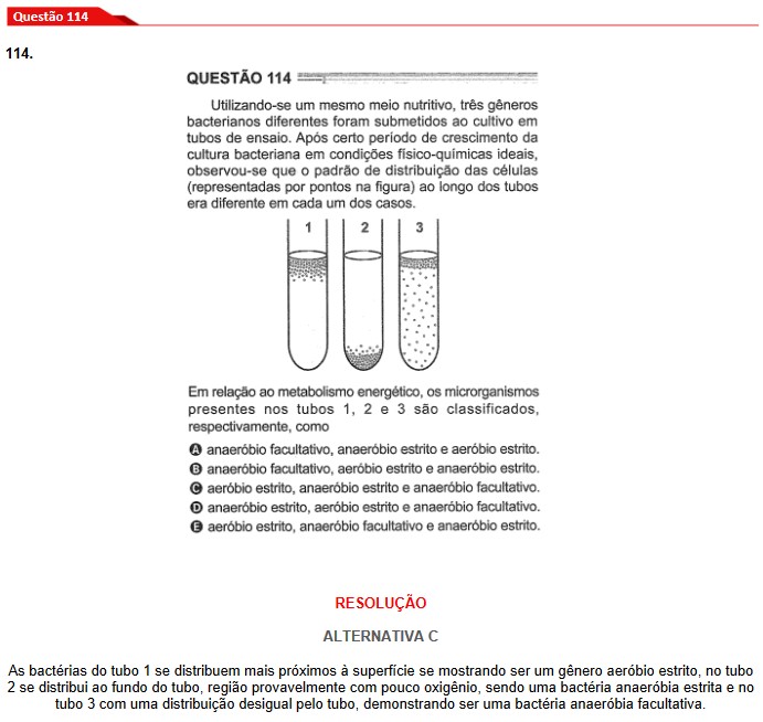 Questão 114 prova cinza Enem 2024