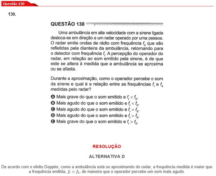 Questão 130 prova cinza Enem 2024