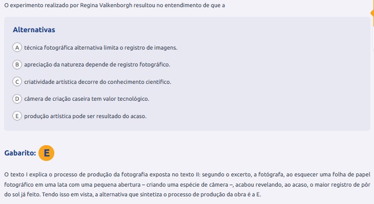 Questão 12 prova verde Enem 2024