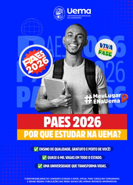 Campanha do PAES 2026 da UEMA 