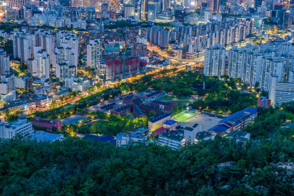 Cidade de Daejeon, na Coreia do Sul